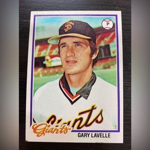 1978 Topps #671 Gary Lavelle San Francisco Giants